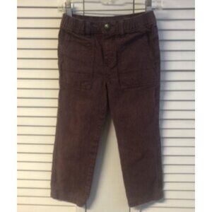 Tea Collection Size 4 Burgundy Striped Pant